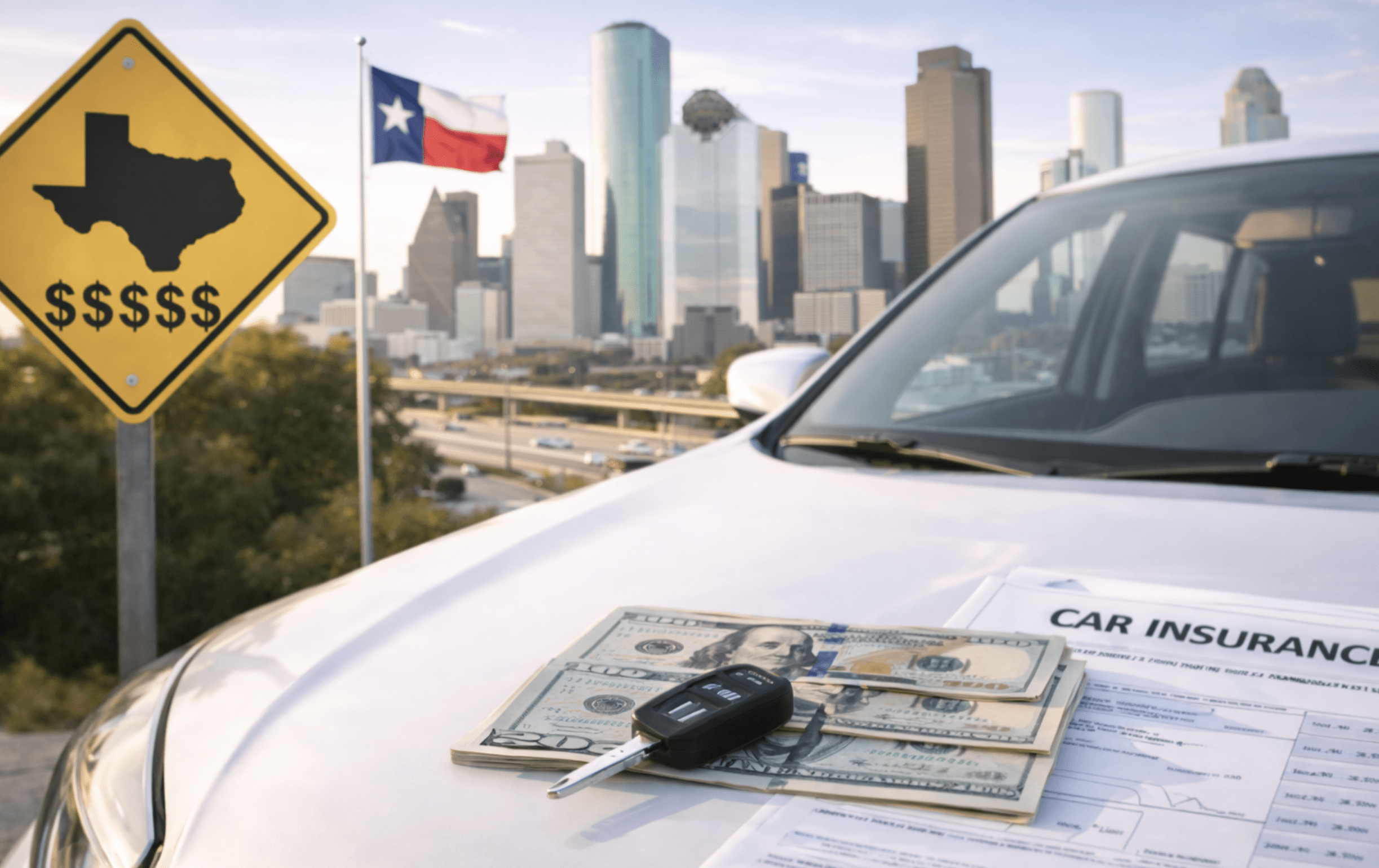 How much does car insurance cost in Houston, Texas?